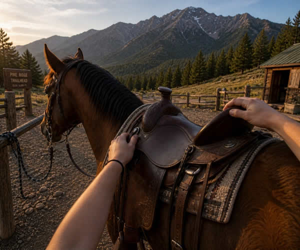 Horse and Saddle
